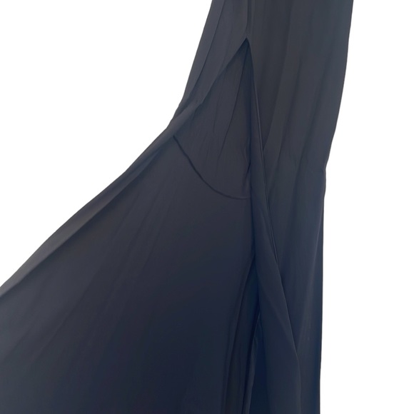 Zara Black Maxi Dress with Silver Accents - Picture 14 of 16